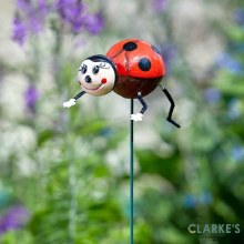 Ladybug Loony Stake Garden Decoration