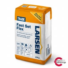 Larsen Trade Fast Set Flex Tile Adhesive 20kg White