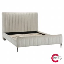 London 4ft6 Velour Bed Frame