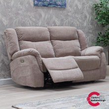 Lorenza Power Recliner 2 Seater Sofa Champagne