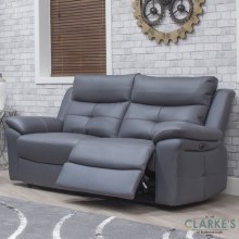 Lugano Power Recliner 3 Seater Sofa Dolphin Grey