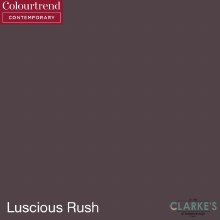 Colourtrend Contemporary Ceramic Matt Paint Luscious Rush Colour 1 Litre