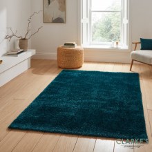 Lux Shaggy Rug Dark Green 120 x 170 cm