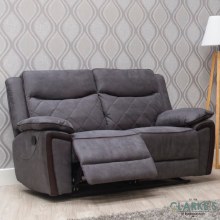 Lynx 2 Seater Recliner Sofa Dark Grey