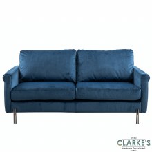 Madison 3 Seater Velvet Sofa Royal Blue