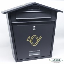 Traditional Mail Box Black