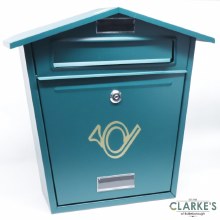 Traditional Mail Box Green
