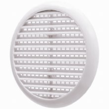 Round Louver Vent White 165mm