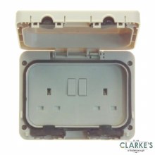 PowerMaster IP66 Double Outdoor Socket