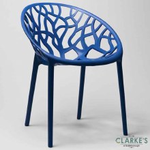 Millie Trellis Garden Chair Blue