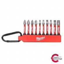 Milwaukee Shockwave Impact Screwdriver Bit CD Carabiner Set