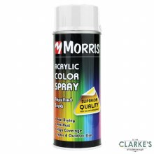 Morris Acrylic Spray Paint Gloss White 400 ml