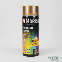 Morris Hammer Finish Spray Paint Gold 400 ml