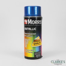 Morris Metallic Spray Paint Blue 400 ml