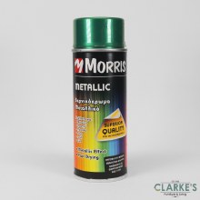 Morris Metallic Spray Paint Green 400 ml