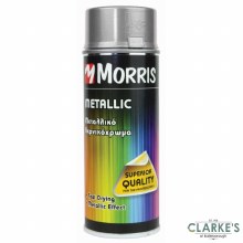 Morris Metallic Spray Paint Silver 400 ml