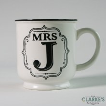 "Mrs J" Alphabet Mug