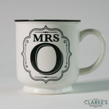 "Mrs O" Alphabet Mug