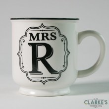 "Mrs R" Alphabet Mug