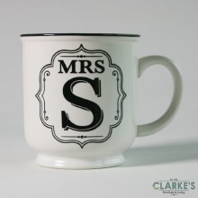 "Mrs S" Alphabet Mug