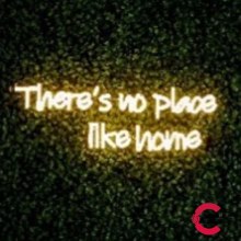 Neon Wall Sign - There's no Place Like Home
