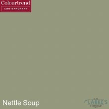 Colourtrend Contemporary Ceramic Matt Paint Nettle Soup Colour 1 Litre