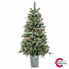 New Jersey Spruce Pre-Lit Colour Changing Christmas Tree 5ft