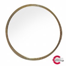 Odessa Round Wall Mirror Gold 90cm Odessa Round Wall Mirror Gold 90cm