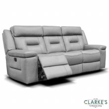 Osbourne full leather 3 seater recliner sofa