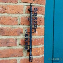 Outside-In Garden Wall Thermometer