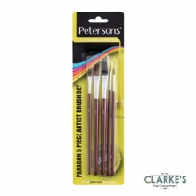 Petersons 5 Piece Artist Brush Set