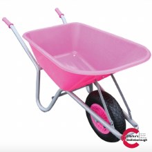 BuildWorx Pink Wheelbarrow 100 Litre