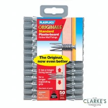 Plasplugs Originals Standard Plasterboard Plugs | 50 Pack