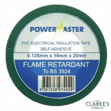 PowerMaster PVC Insulating Tape Green