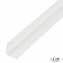 PVC Angle Profile White 10mm/1m