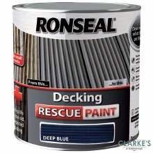 Ronseal Decking Rescue Paint Deep Blue 2.5 Litre