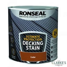 Ronseal Ultimate Protection Decking Stain Cedar 2.5 Litre