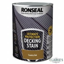 Ronseal Ultimate Protection Decking Stain Country Oak 5 Litre