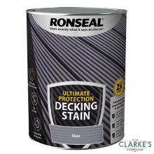 Ronseal Ultimate Protection Decking Stain Slate 5 Litre