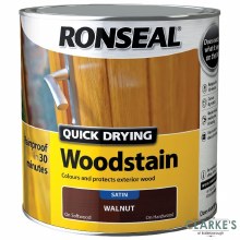 Ronseal Quick Dry Woodstain Walnut 750ml