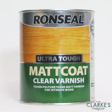 Ronseal Ultra Tough Mattcoat Clear Varnish 2.5 Litre