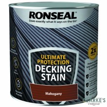 Ronseal Ultimate Protection Decking Stain Mahogany 2.5 Litre