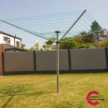 Rotary 4 Arm Outside Airer 40m