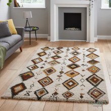 Royal Nomadic A636 Beige Multi-Colour Rug 120 x 170cm