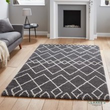 Royal Nomadic A638 Grey/Cream Rug 120 x 170cm