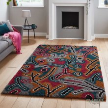 Royal Nomadic A641 Dark Multi-Colour Rug 120 x 170cm