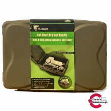 Rugged Outdoor Dry Box with 10m Extension Lead and Timer