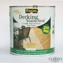 Rustins Decking Stain and Seal Antique Pine 2.5 Litre