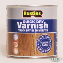 Rustins Quick Dry Clear Varnish Satin 1 Litre