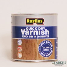 Rustins Quick Dry Clear Varnish Satin 500 ml